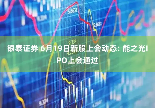 银泰证券 6月19日新股上会动态: 能之光IPO上会通过
